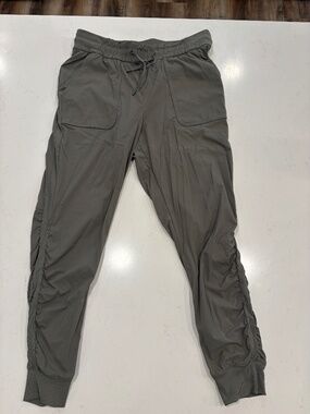 Lululemon Studio Joggers Size 12 Olive green